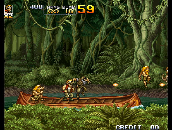 Metal Slug 5 (AES Cart) Screenshot 1